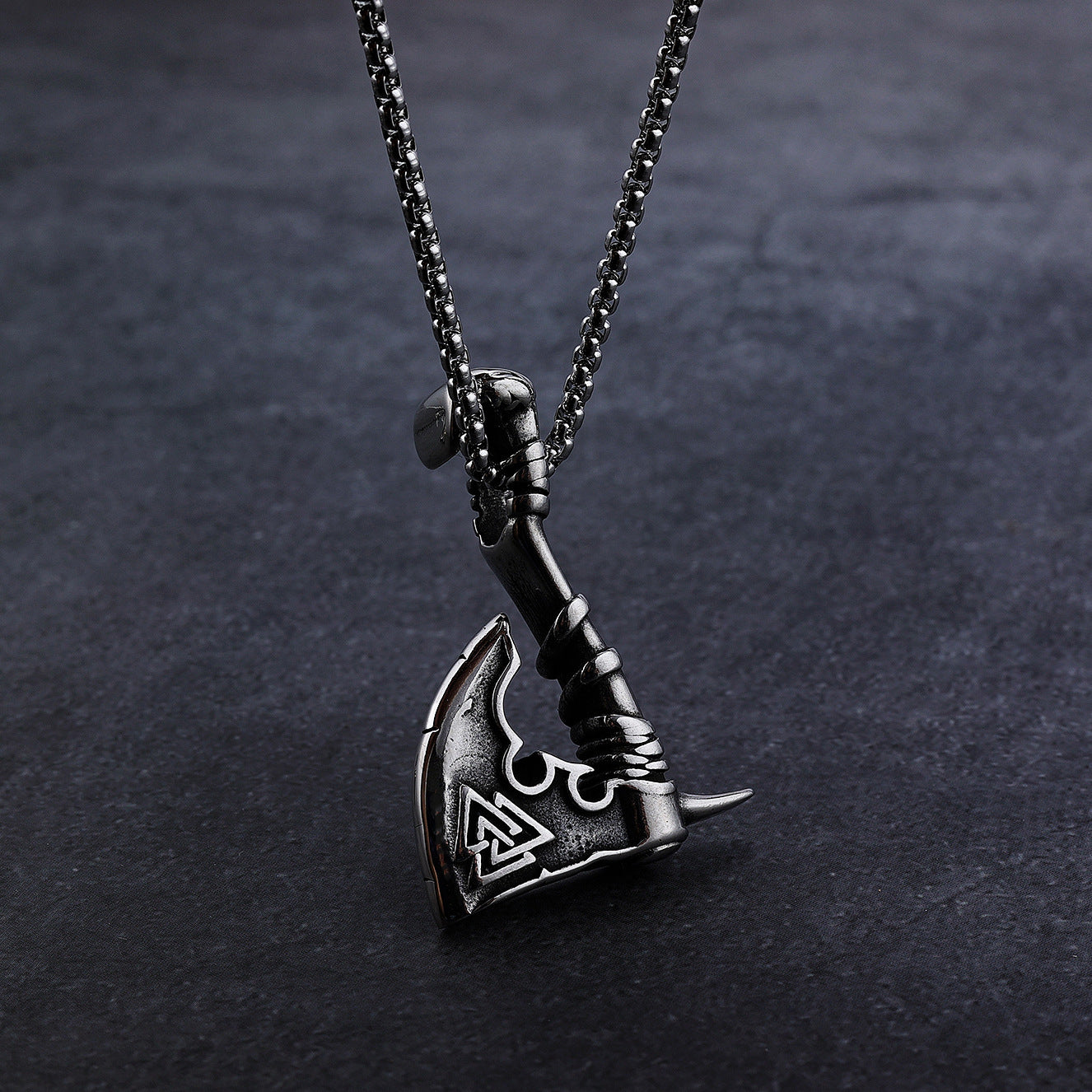 Versatile Trendy Axe-shaped Titanium Steel Pendant