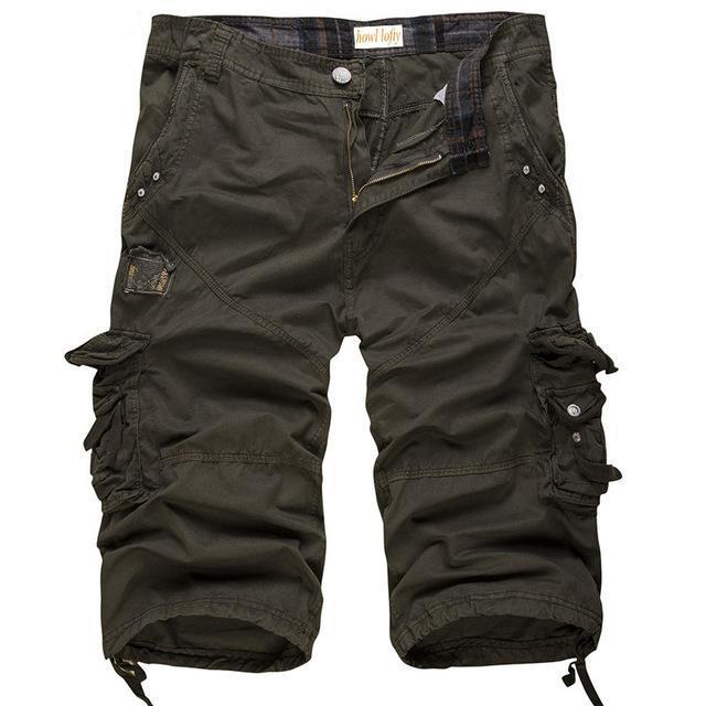 Men Army Cargo Shorts - Zalixer