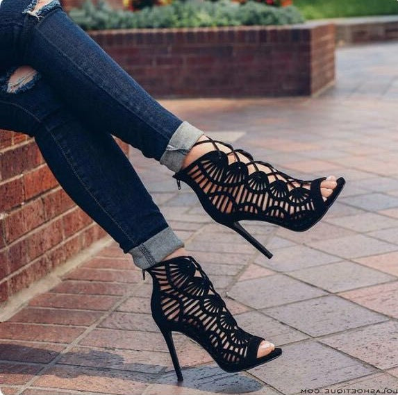 Lace high heels - Zalixer