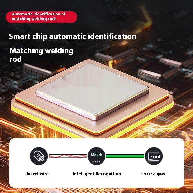 Double Voltage Household Small Industrial Welding Machine American Standard 110V Red