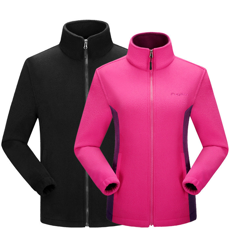 Winter leisure outdoor polar fleece jacket