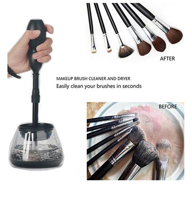 Professional Electric Auto Make Up Brushes Washing Tool Dry in Seconds Protect Bristle - Zalixer