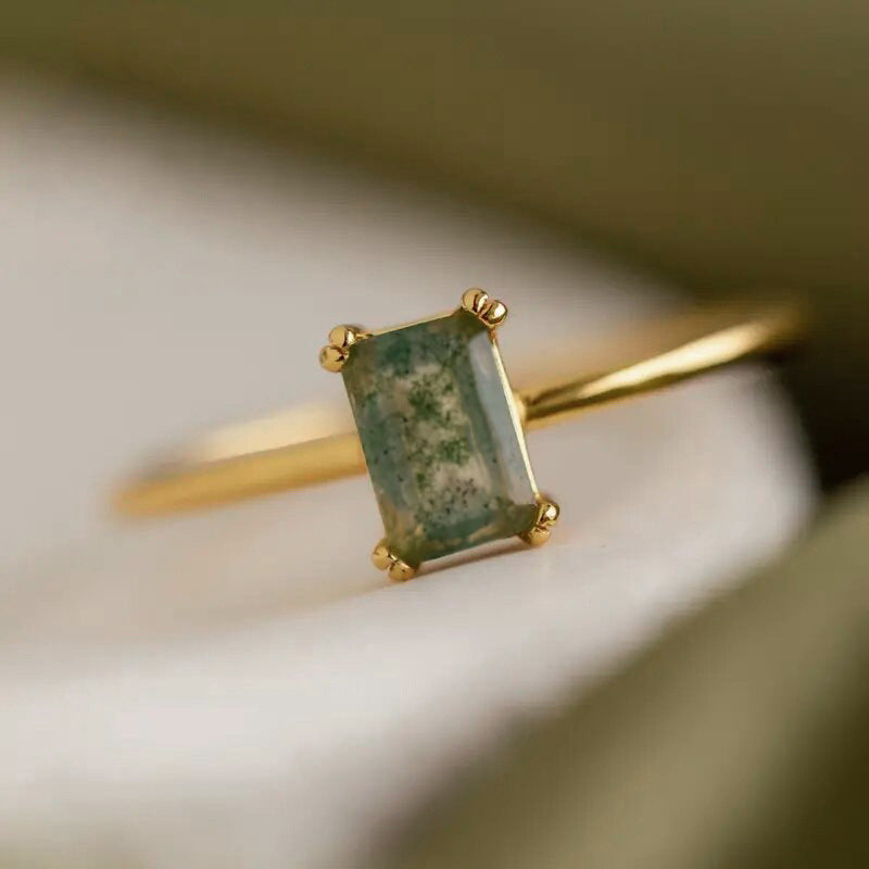 Womens Ring Elegant Imitation-Gold Jewelry - Zalixer
