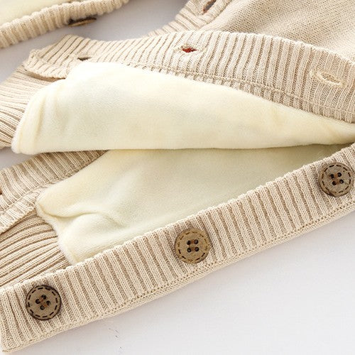 Newborn Baby Clothes Baby Crawling Clothes Thickening Out Baby Harness - Zalixer