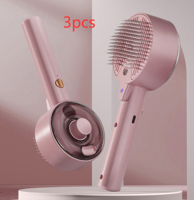 Animal Hair Remover Brush Dog And Cat Steam Brush Pet Self Cleaning Dog Brush Grooming Removes Cat Hairs Cat Dog Accessories Pet Products - Zalixer
