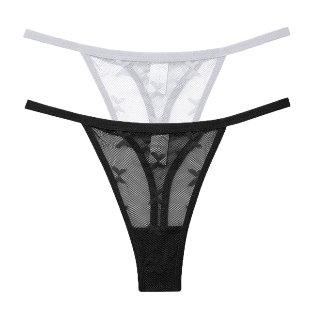 Mesh G-String Women's Panties Transparent Underwear - Zalixer