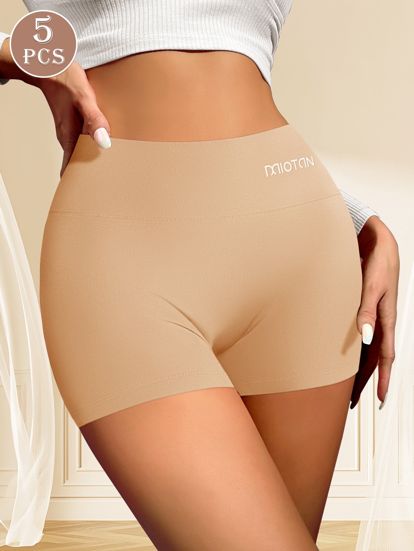 European And American-style Safety Panties For Women High-waisted Tummy-control Underwear - Zalixer