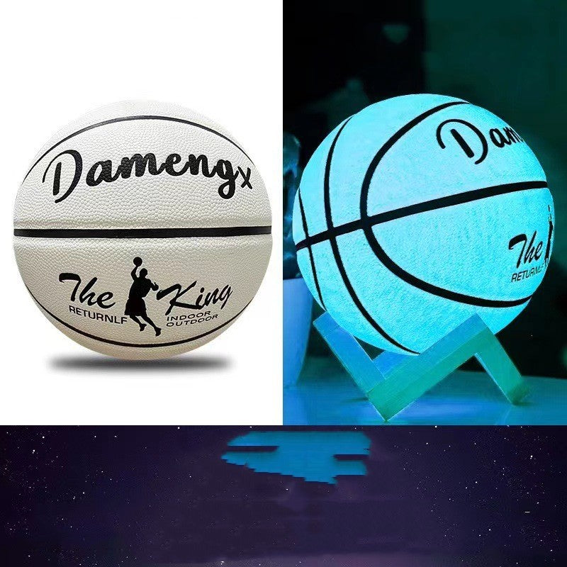 Luminous Basketball PU Soft Leather Outdoor Wear-resistant And Non-slip