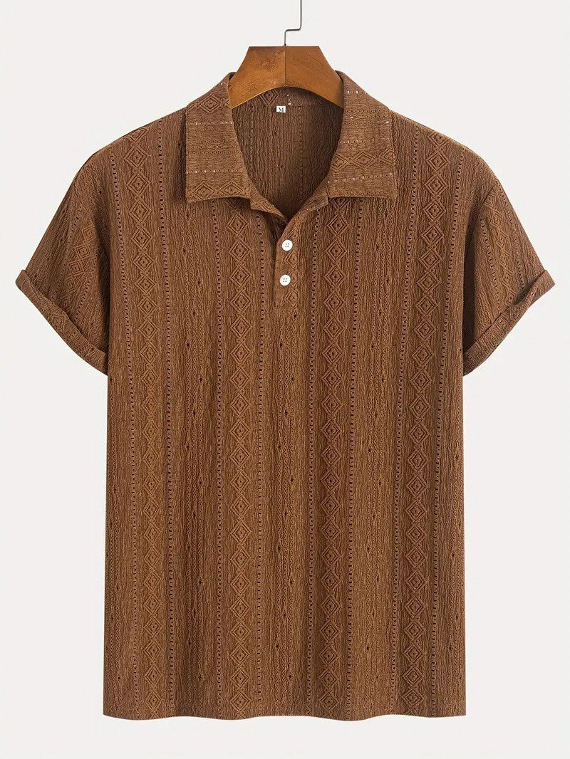 Men's Breathable Hollow-out Lightweight Casual Top