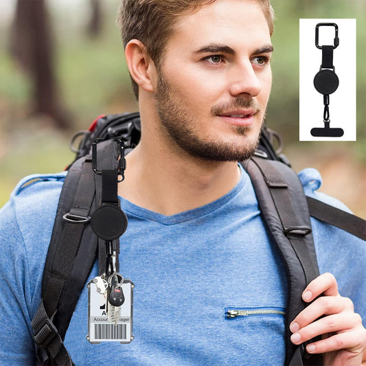 Outdoor Mountaineering Can Buckle Can Be Retractable Buckle Lanyard Magnetic Suction