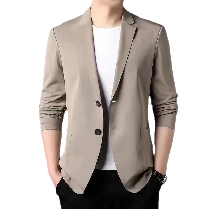 Thin Solid Color Men's And Women's Casual Small Suit Korean-style Business Single Western Sun-proof Suit Jacket
