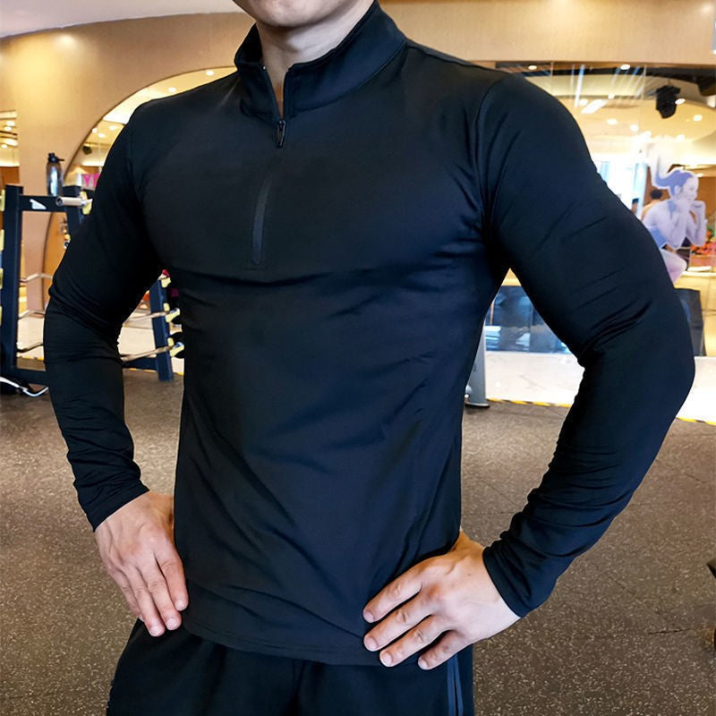 Sports Long-sleeved Men's Quick-drying High-elastic Tights