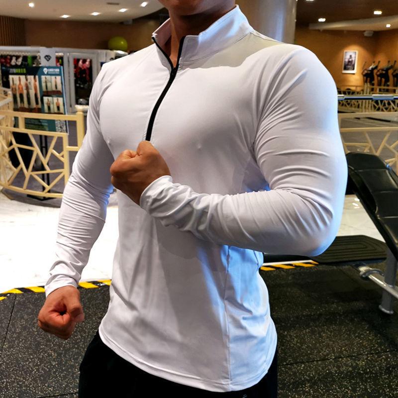 Sports Long-sleeved Men's Quick-drying High-elastic Tights