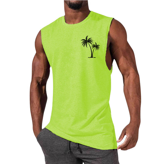 European And American Sleeveless T-shirt