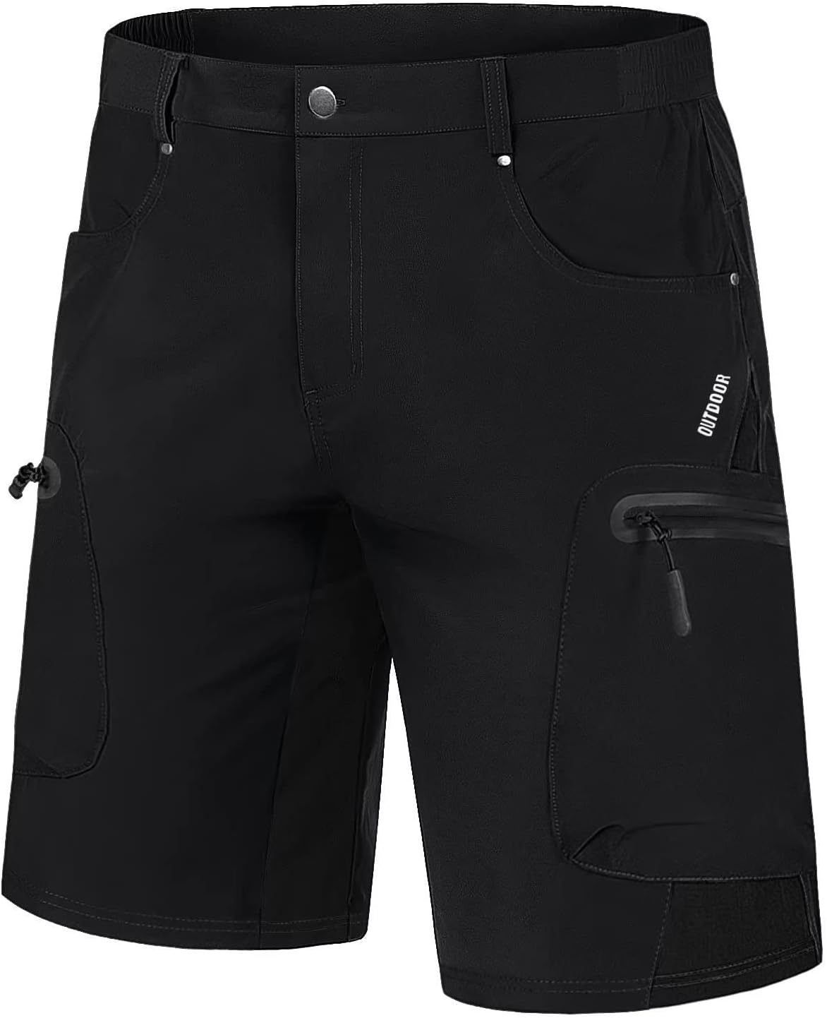 Men's Outdoor Mountaineering Shorts Multi-pocket Casual Cargo Shorts - Zalixer
