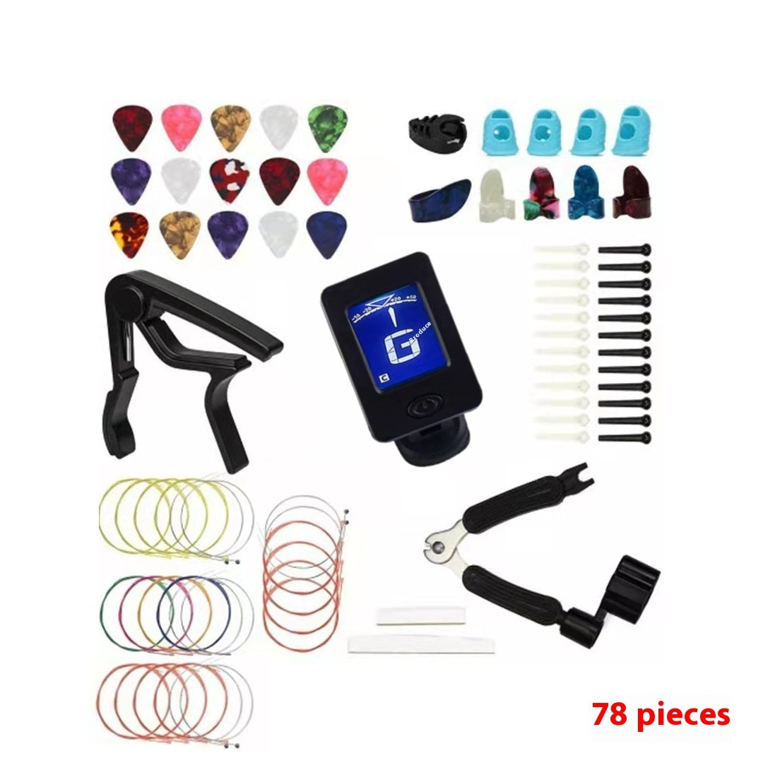 Guitar Accessories Suit Pick String Nail Pillow - Zalixer
