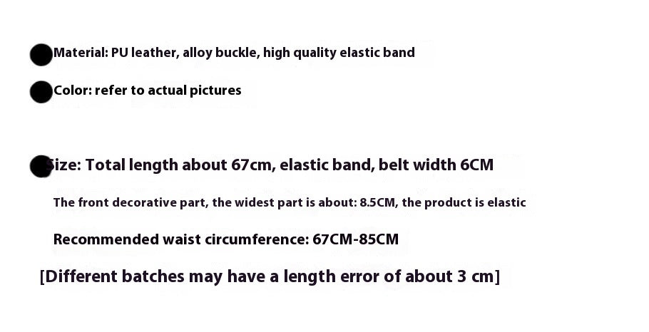 Fashion Women's Stretch Belt Accessories - Zalixer