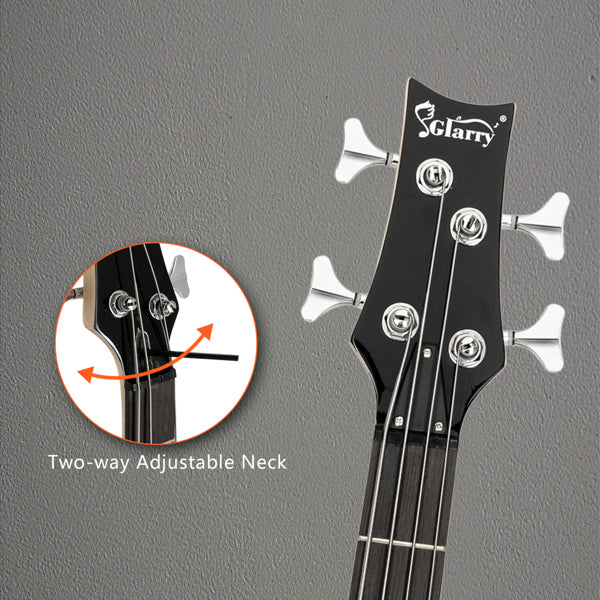 Four String Double Open Pickup IB Bass