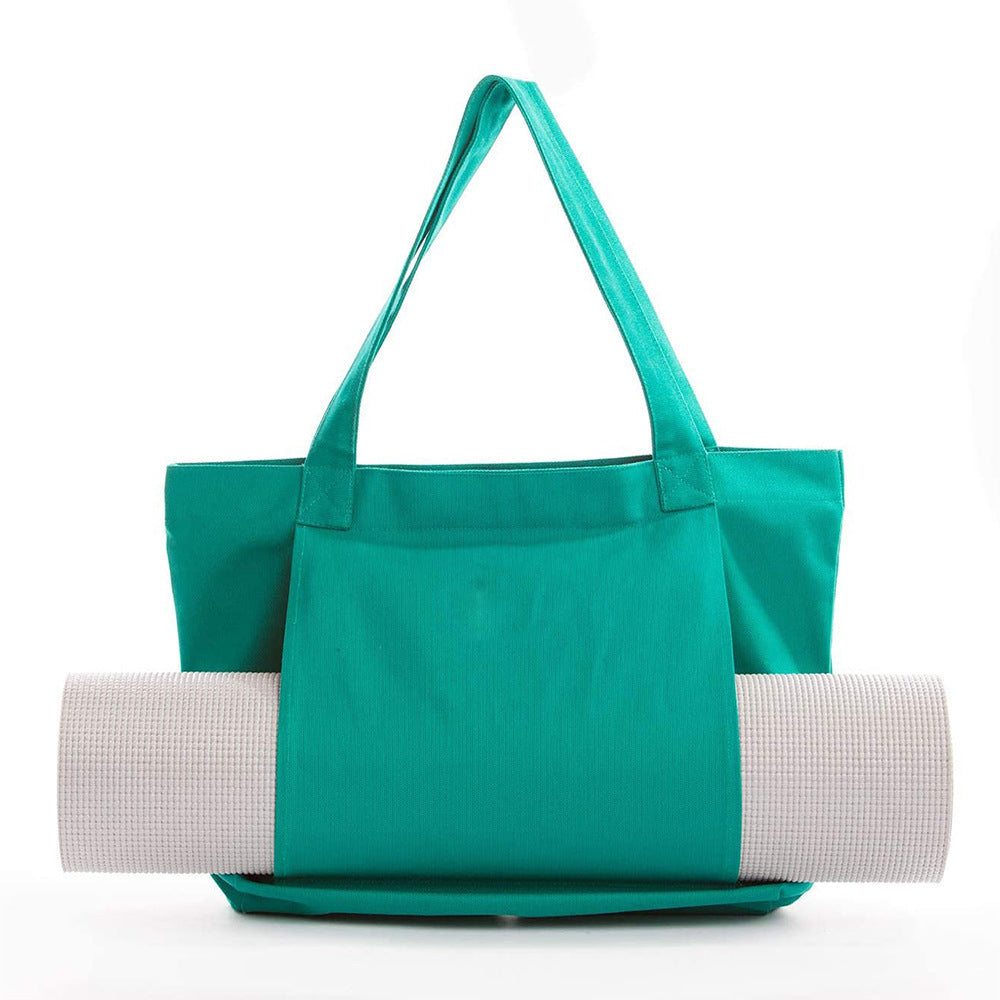 Womens Yoga Canvas Organizer Large Capacity  Can Be Carried On The Shoulder Or Held In Hand - Zalixer