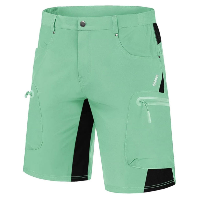 Men's Outdoor Mountaineering Shorts Multi-pocket Casual Cargo Shorts - Zalixer