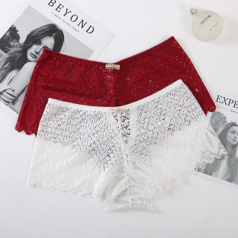 Sexy Mid Waist Hot Sale Lace Women's Panties - Zalixer