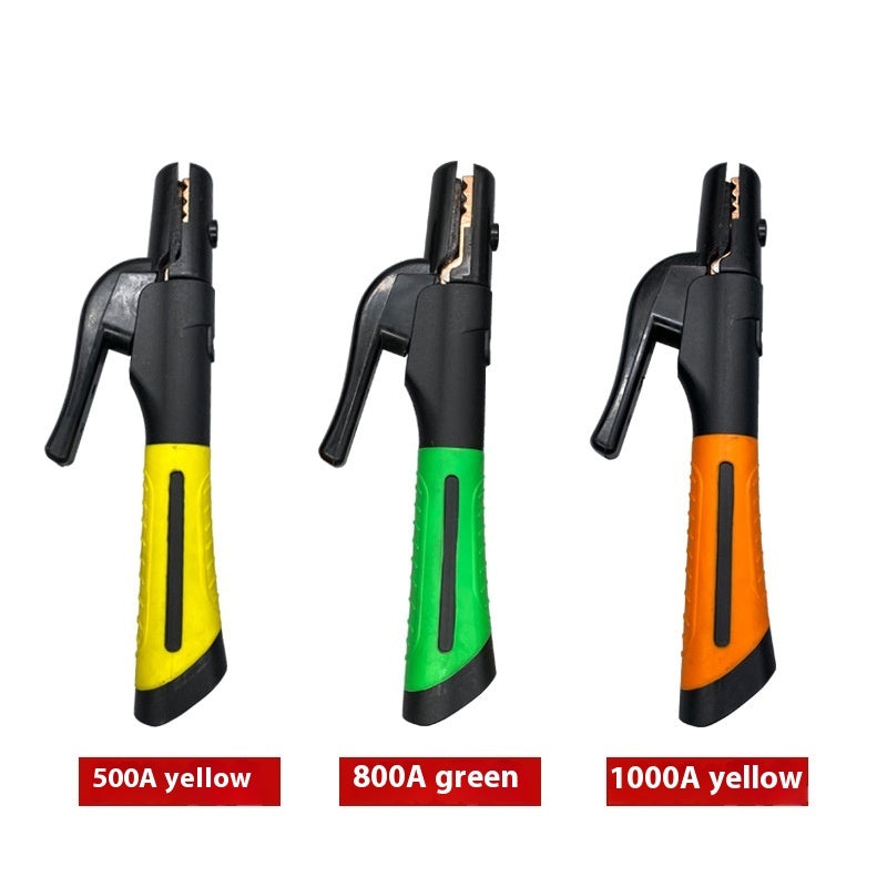 Electric Welding Pliers Nylon Handle Shell Weld Handle Pure Copper Electrode Clamp