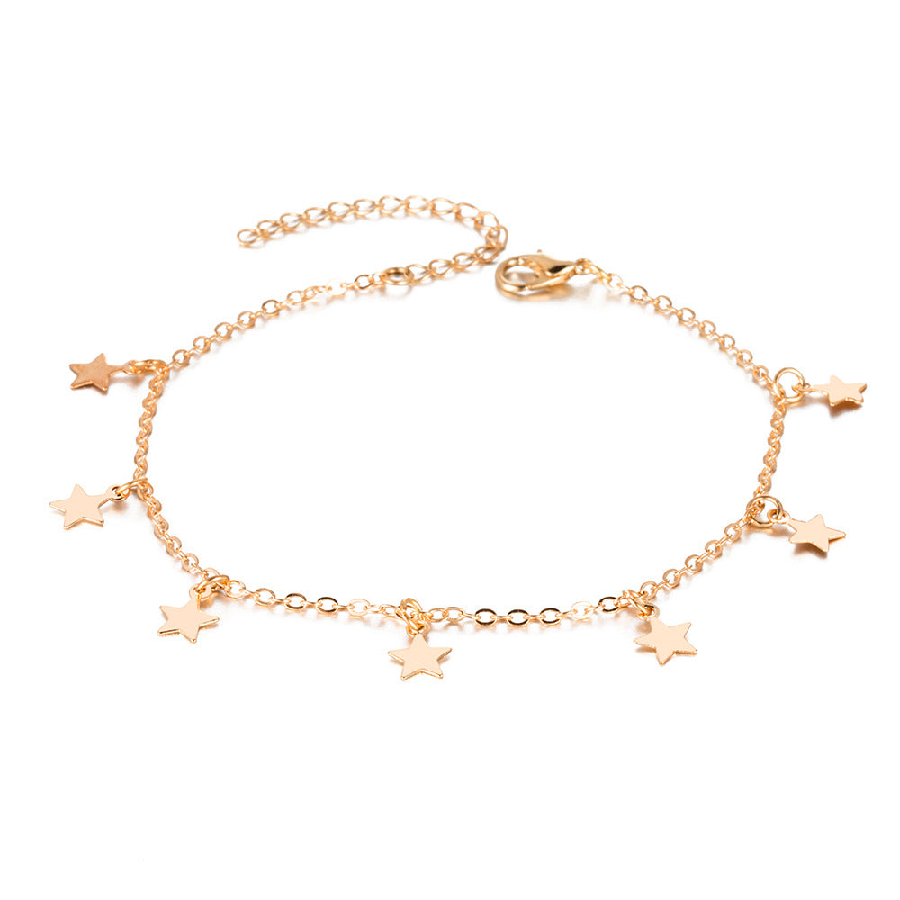 Simple Star Fashion Anklet Jewelry - Zalixer