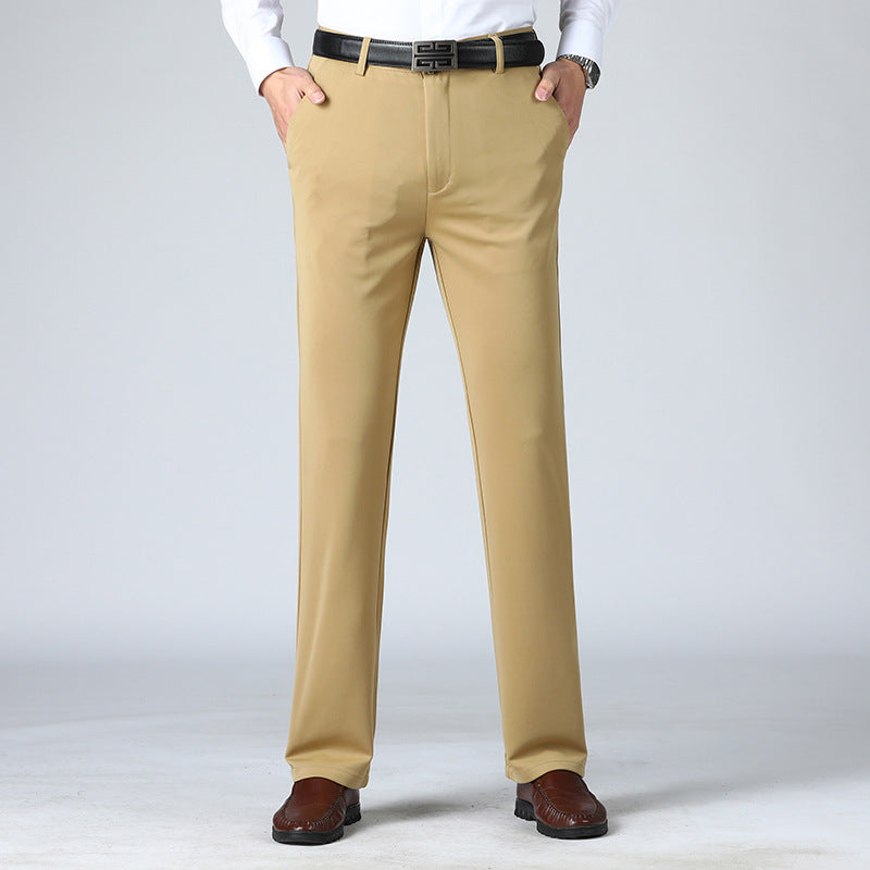 Loose Straight Men's Business Casual Pants