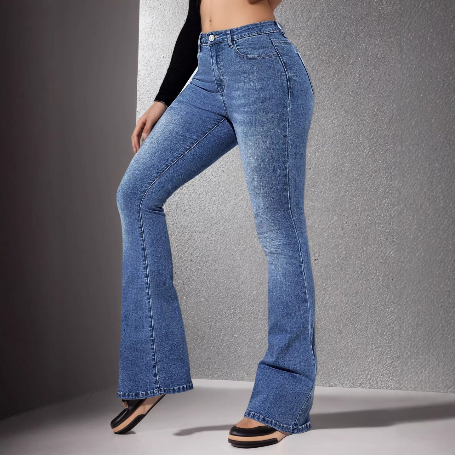 Womens Stretch Denim Jeans - Zalixer