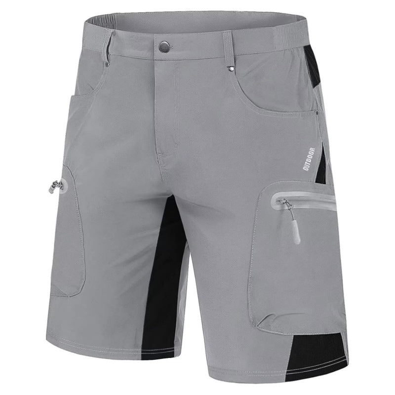 Men's Outdoor Mountaineering Shorts Multi-pocket Casual Cargo Shorts - Zalixer