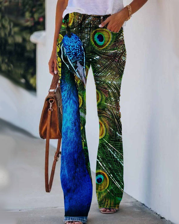 Womens Casual 3D patterned Jeans - Zalixer