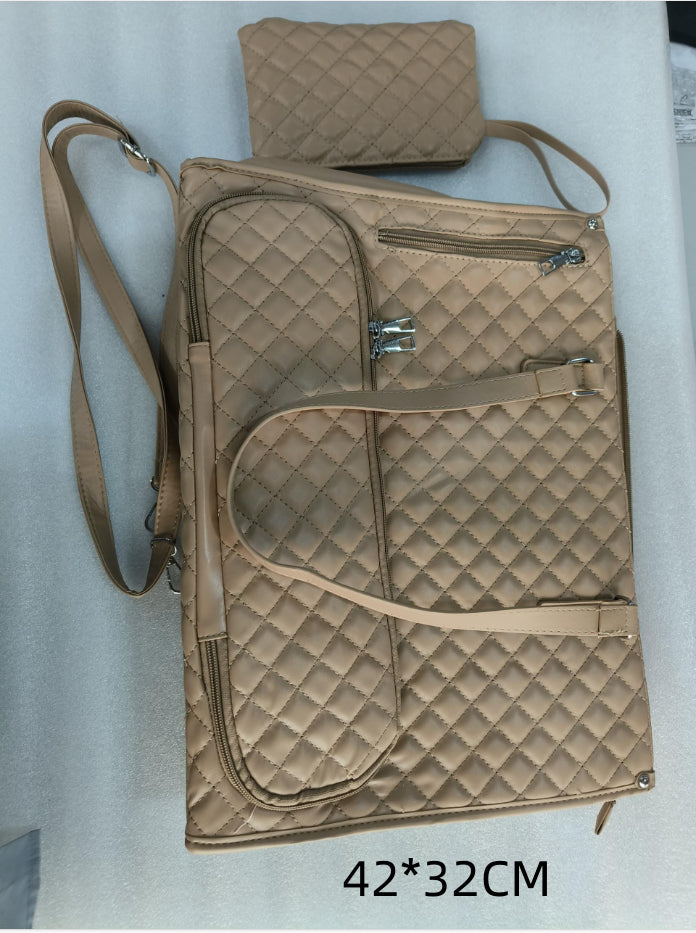 Fashionable Lunch Tote Bag Women's Thermal Insulation Lunch Box Leak-proof Crossbody Computer Storage Bag Quilted Large Capacity Handbag With Purse - Zalixer