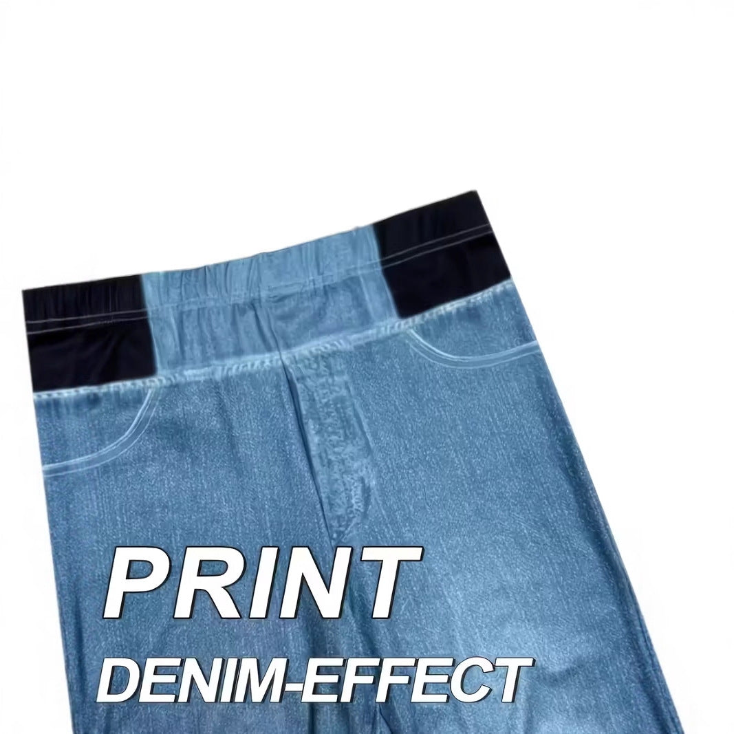 Womens Elastic Waist Slim-Fit Pants Womens Apparel - Zalixer