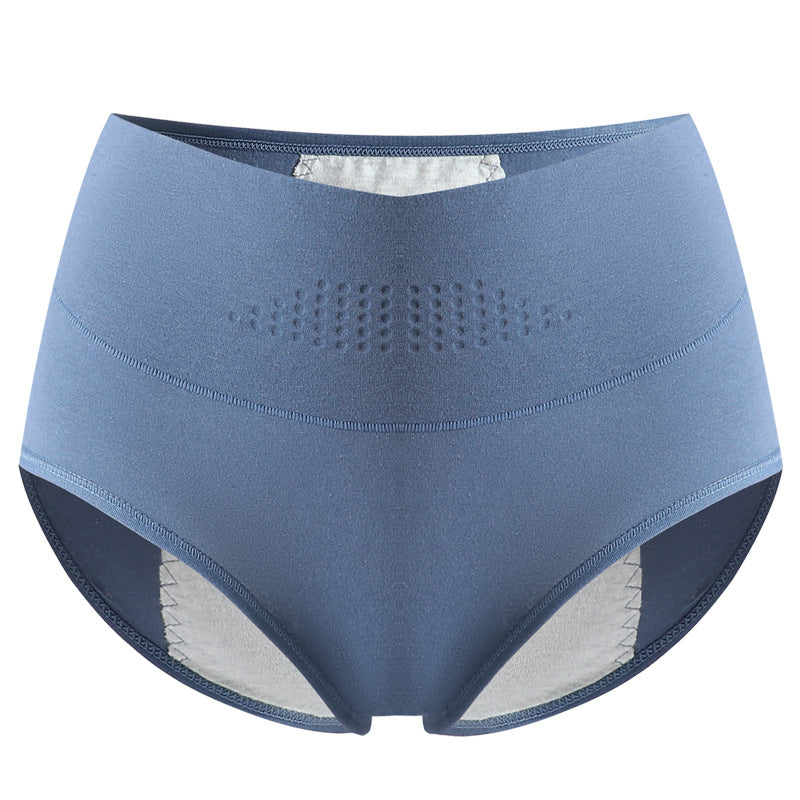 High Waist Plus Size Cotton Women's Menstrual Panties - Zalixer