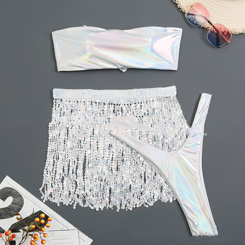 New Split Swimsuit Three Sets Of Women - Zalixer