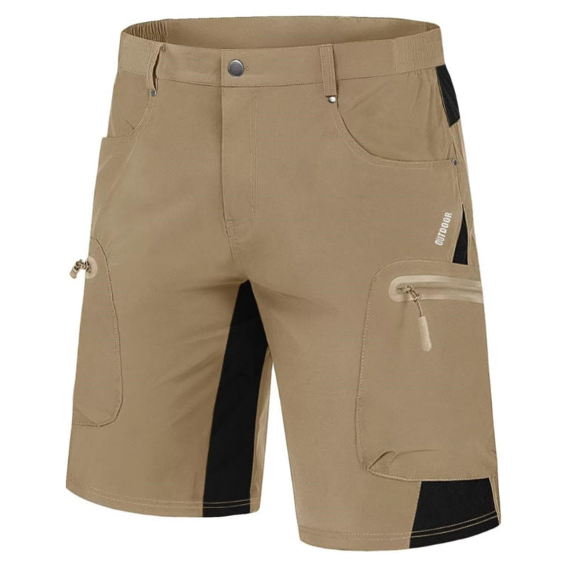 Men's Outdoor Mountaineering Shorts Multi-pocket Casual Cargo Shorts - Zalixer