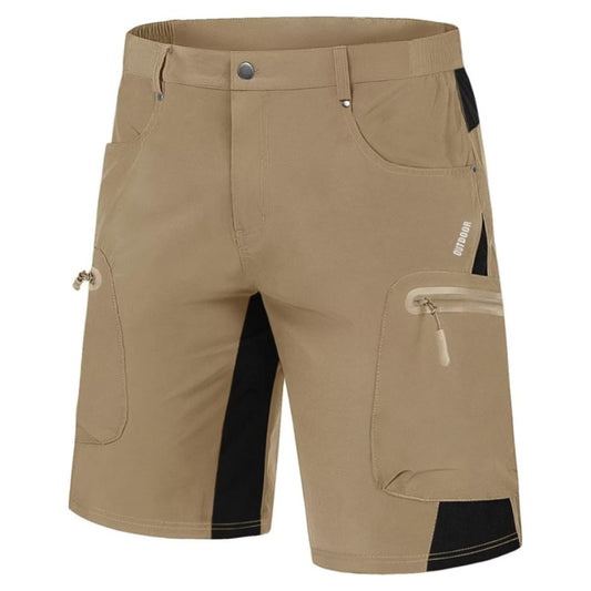 Men's Outdoor Mountaineering Shorts Multi-pocket Casual Cargo Shorts - Zalixer