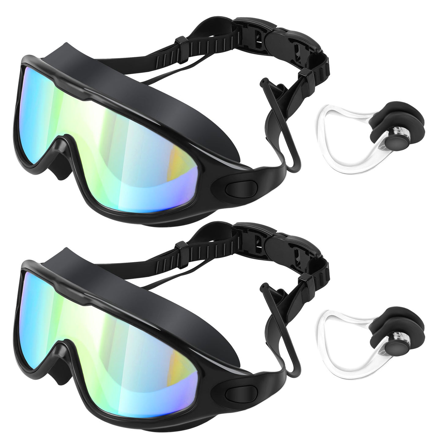 Set Of 2 Pairs Of Swimming Goggles