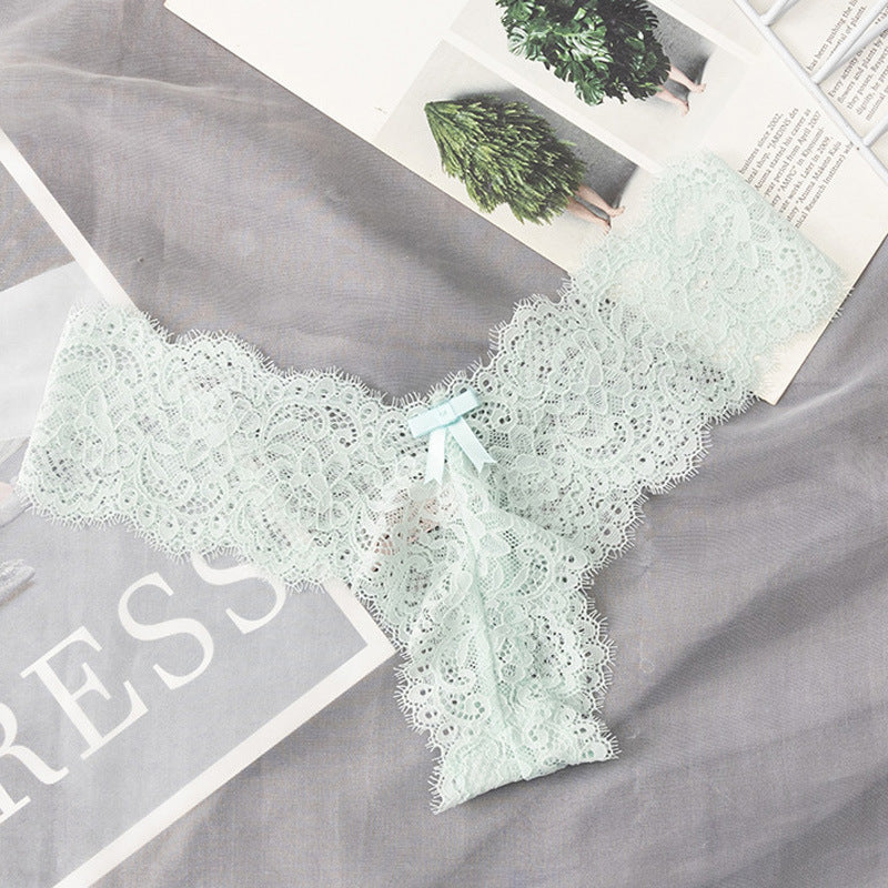 Women's French Lace Low Waist Panties - Zalixer