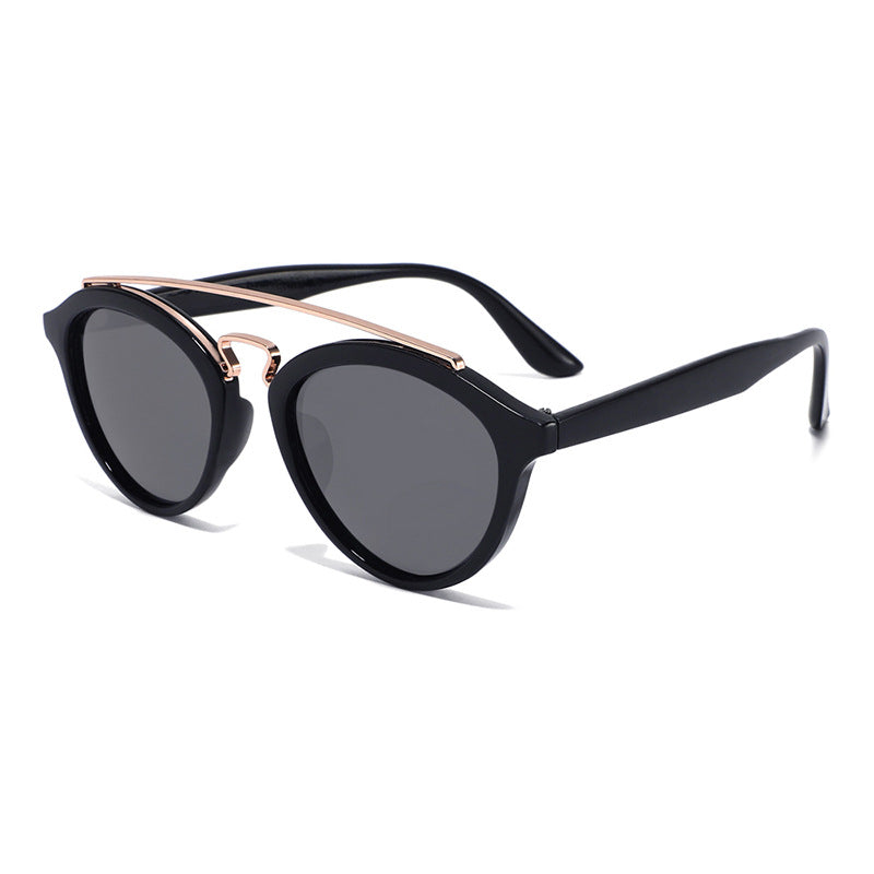 Womens Classic Narrow-Frame Dual-Beam Sunglasses - Zalixer