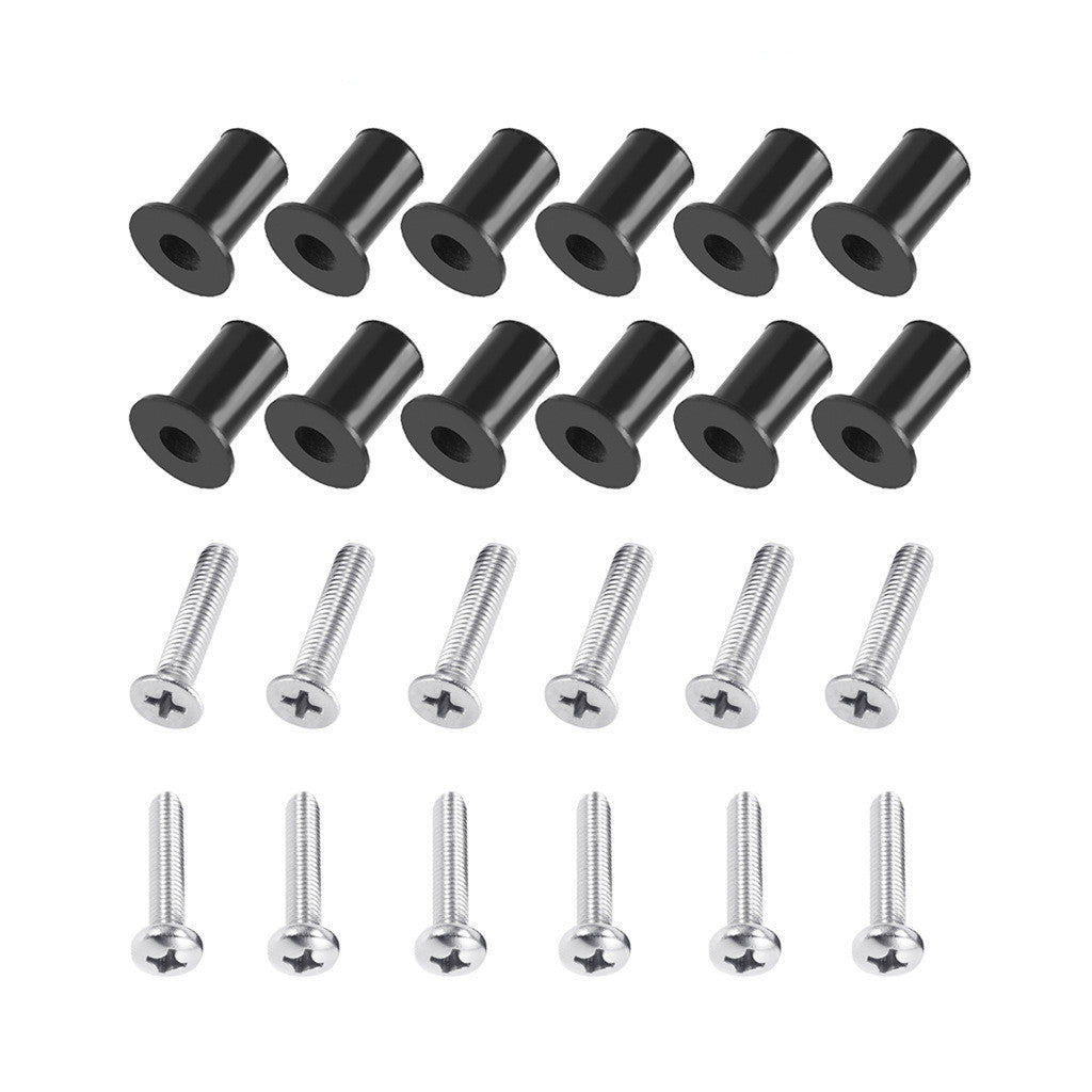 Rubber Well Nuts Kit Stainless Steel Screws For Kayak Canoe Boat Windshield