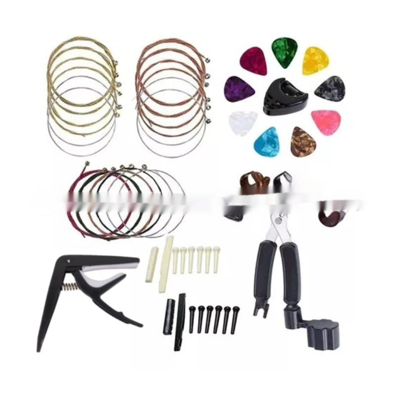 Guitar Accessories Suit Pick String Nail Pillow - Zalixer