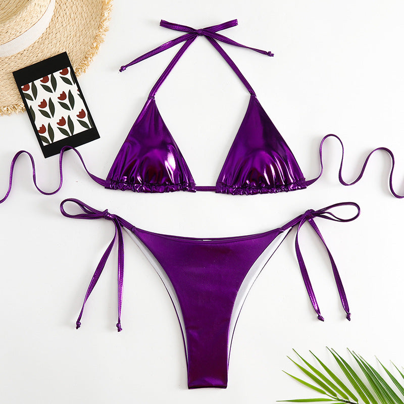 Women's New Swimsuit Lace-up Bikini - Zalixer