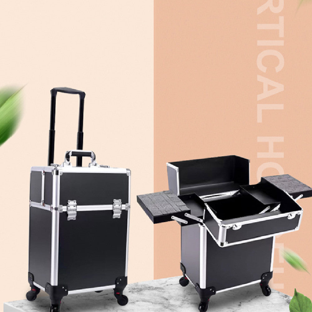 Large-capacity Make-up And Make-up Artist Trolley Storage Toolbox - Zalixer