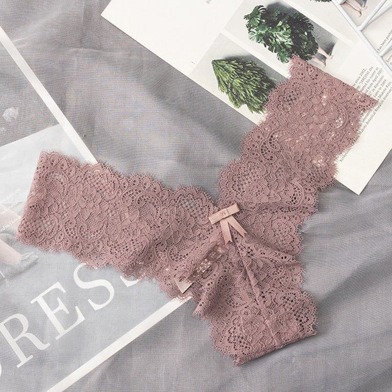 Women's French Lace Low Waist Panties - Zalixer