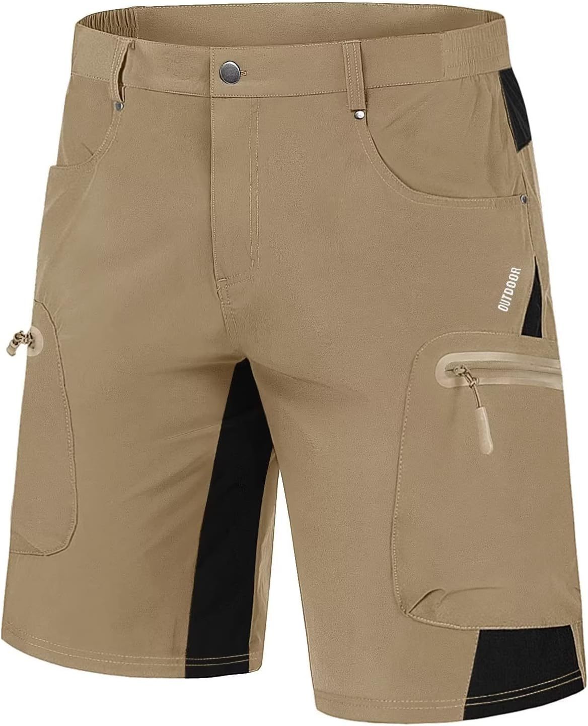 Men's Outdoor Mountaineering Shorts Multi-pocket Casual Cargo Shorts - Zalixer