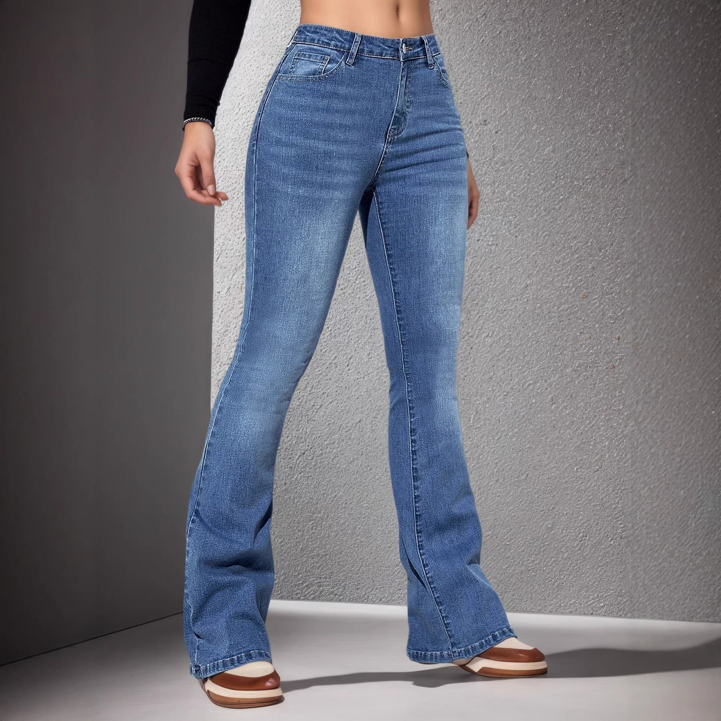 Womens Stretch Denim Jeans - Zalixer