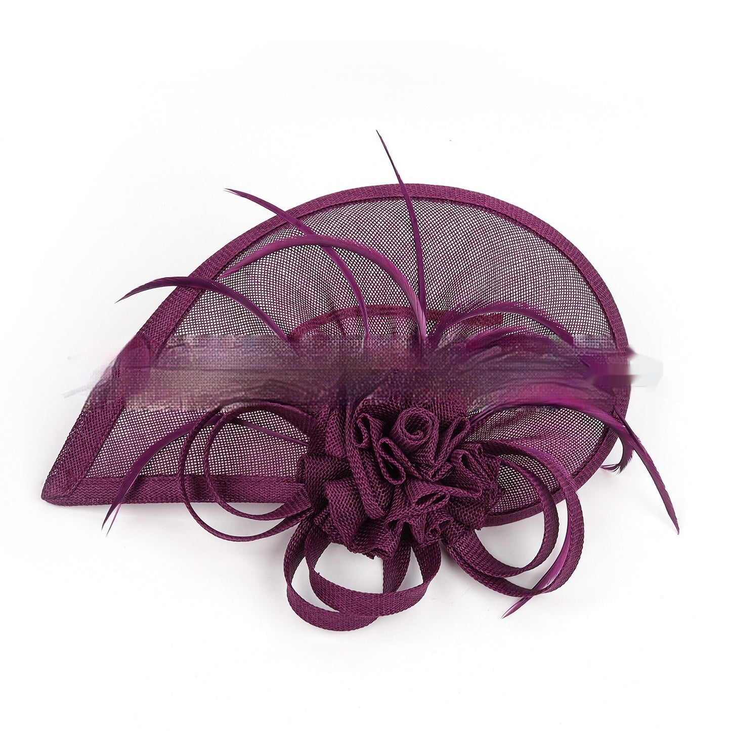 Linen Horse Racing Top Hat Hair Accessories - Zalixer
