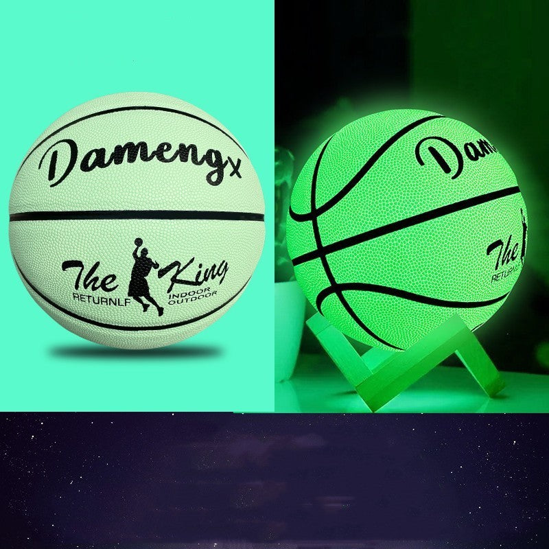 Luminous Basketball PU Soft Leather Outdoor Wear-resistant And Non-slip