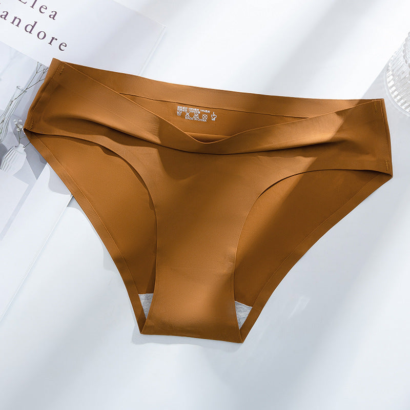 Ice Silk Underwear Women's Seamless One-piece Comfortable Underwear - Zalixer